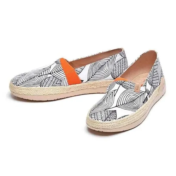 UIN Men's Slip Ons Walking Casual Loafers Comfort Shoes (Marbella Weaving)No Box