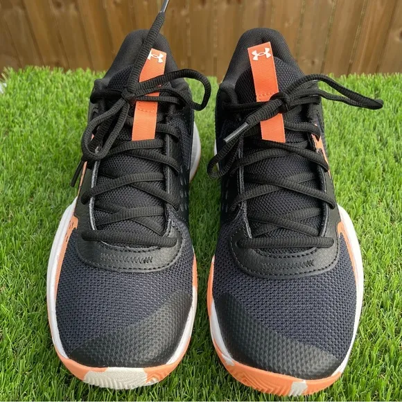 Under Armour Jet 23 (GS) size 7Y/8.5w Black Bubble Peach 3026634-003
