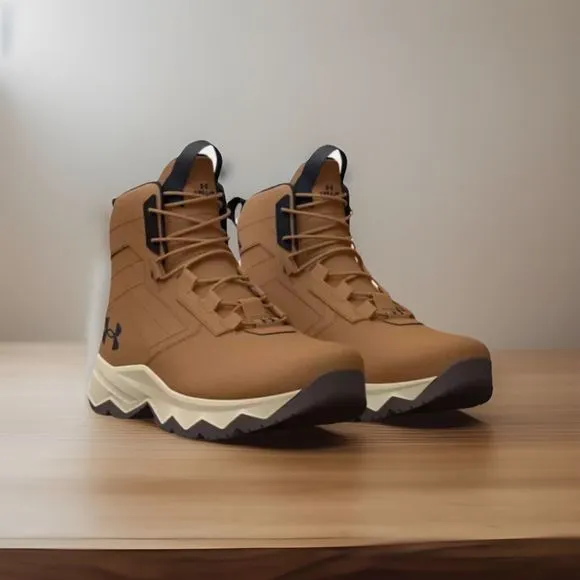 Under Armour UA Stellar G2 6&quot; Tactical Boots Hiking Brown Size 11 3025578-200
