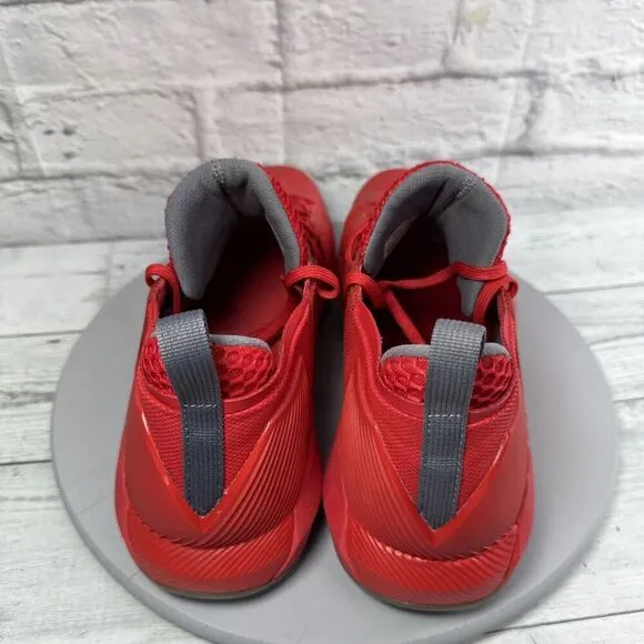 Under Armour Drive 4 Basketball Sneakers Mens 13 Low Red White Shoes Trainers