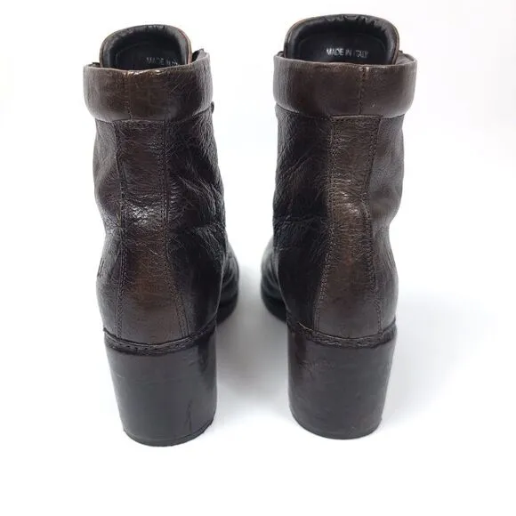 Untamed Street MADISON Ombre Black Lace Up Urban Hiking Boots Women's 10