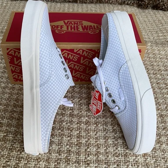 Vans Authentic Mule Pastel Checkerboard Misty Bl W