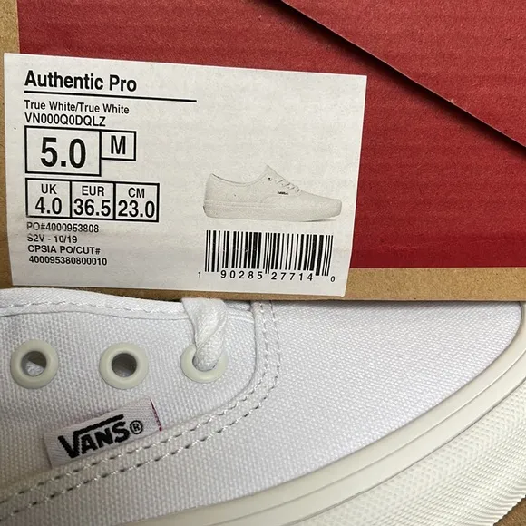 Vans Authentic Pro True White/True White WMNS