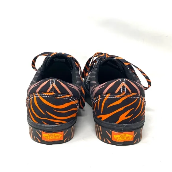 VANS ComfyCush Old Skool Canvas Black Orange Low Shoes Skate For Men VN0A5DYC9KH