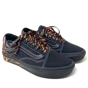 VANS ComfyCush Old Skool Canvas Black Orange Low Shoes Skate For Men VN0A5DYC9KH