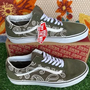 Vans Old School Peace Paisley Grape Leaf Men’s sneakers - athletic shoes