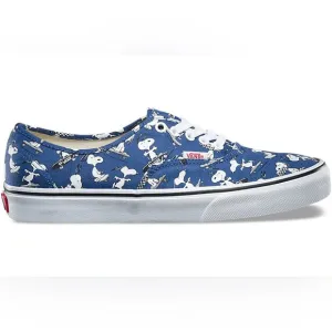Vans Shoes Blue Peanuts Authentic Snoopy Sneakers Kids Size 13 Trainers Lace up