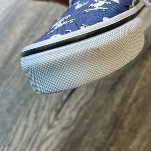 Vans Shoes Blue Peanuts Authentic Snoopy Sneakers Kids Size 13 Trainers Lace up