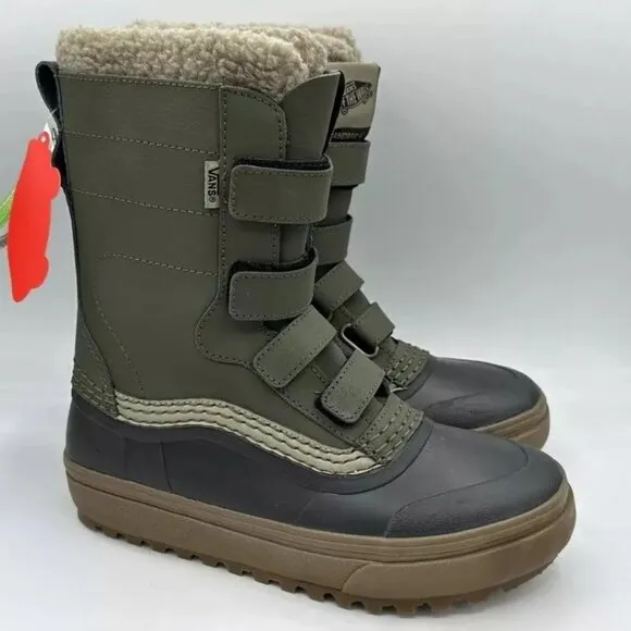 Vans Standard V Snow MTE Olive Green Waterproof Winter Boots Men’s Size …