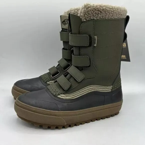Vans Standard V Snow MTE Olive Green Waterproof Winter Boots Men’s Size …