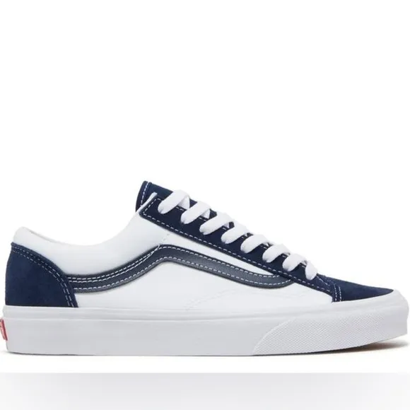 Vans Style 36 Classic Sport Shoes Mens 10.5 Women’s 12.5 White Navy Sneakers