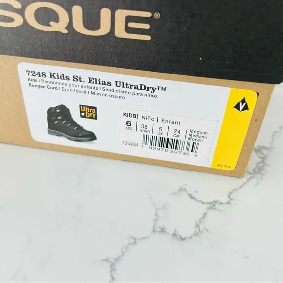 Vasque 7248 Kids St. Elias UltraDry Hiking Boots NWT