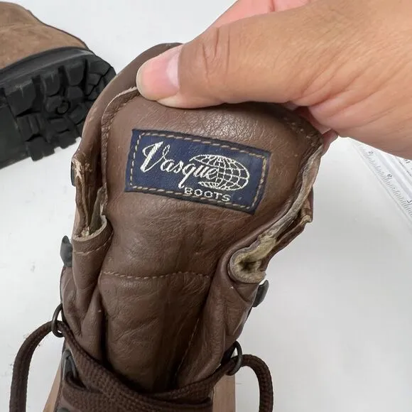 Vasque Sundowner 7530 Brown Gore-Tex Leather Hiking Boots Men's 8