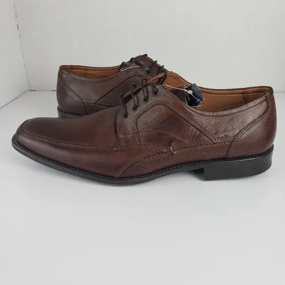 Venturini Mens Brown Leather Oxford shoes Size 43