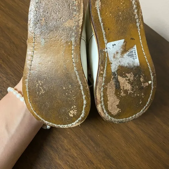Vintage Baby’s Walking White Tie Shoes Size 5.5 Josmo Walker