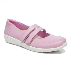 Vionic Cala Mary Jane Flats Pink Faux Upper Size 9 Women’s Hook and Loop Closure