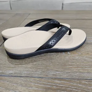 Vionic Sally Leather Toe Post Sandals, Womens Size 7, NWOT