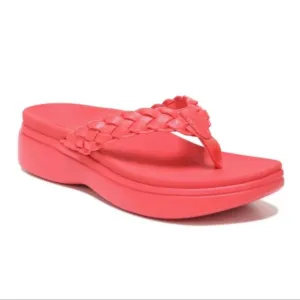 VionicKenji Braided Toe Post Platform Sandals