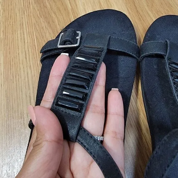 Vionic Navassa Black Sandals 7