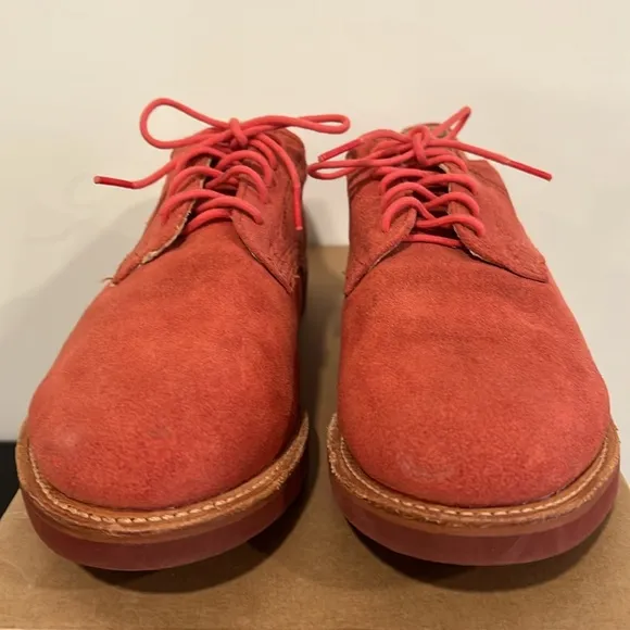 Walk Over Men’s Lace Up Pink Suede Leather Shoes Size 9