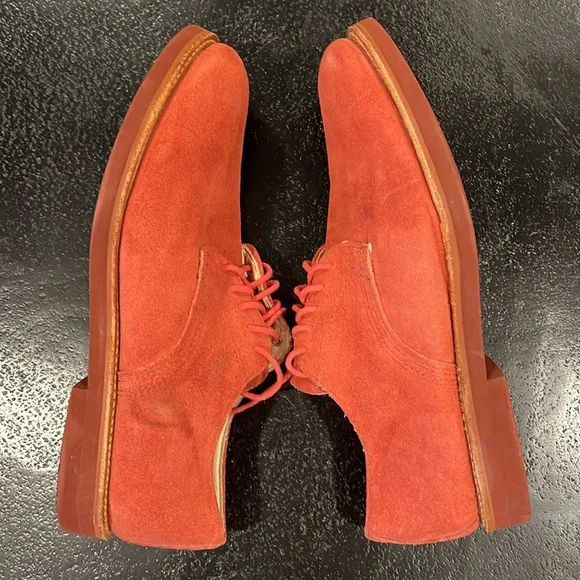 Walk Over Men’s Lace Up Pink Suede Leather Shoes Size 9