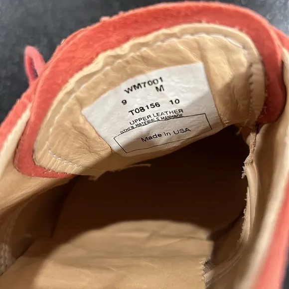 Walk Over Men’s Lace Up Pink Suede Leather Shoes Size 9