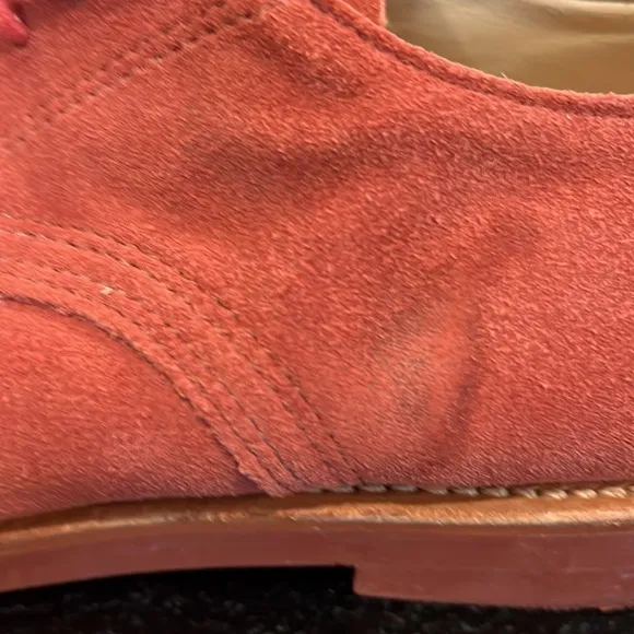 Walk Over Men’s Lace Up Pink Suede Leather Shoes Size 9