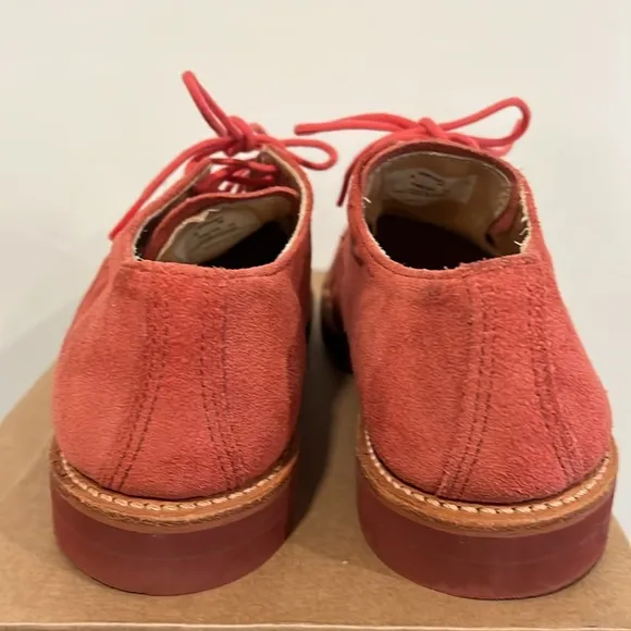 Walk Over Men’s Lace Up Pink Suede Leather Shoes Size 9