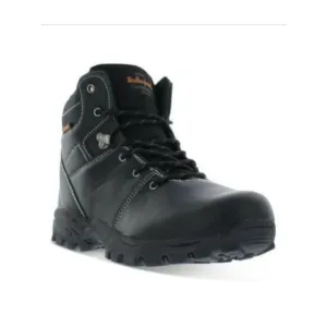 WEATHERPROOF VINTAGE Mens Black Mixed Media Jeremiah Round Toe Hiking Boots 10 M