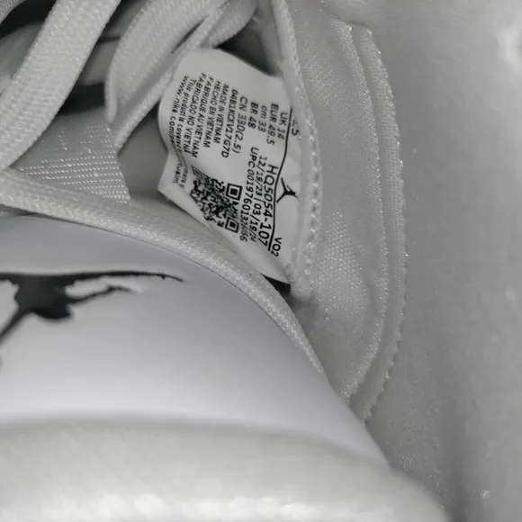 White and Green Athletic Sneakers