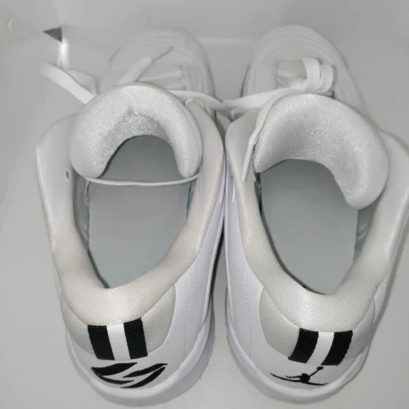 White and Green Athletic Sneakers