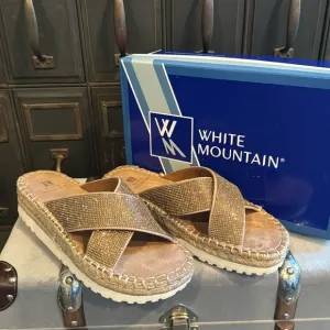 White Mountain sandals