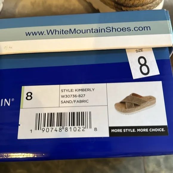 White Mountain sandals