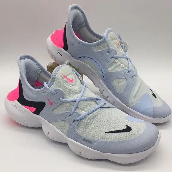 WMNS NIKE FREE RN 5.0 white/black-half blue