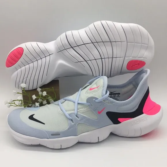 WMNS NIKE FREE RN 5.0 white/black-half blue