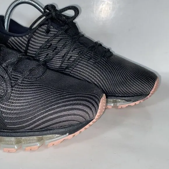 Womens Size 8 Asics Gel Quantum 360 Black Striped Sneaker Running Walking Shoes