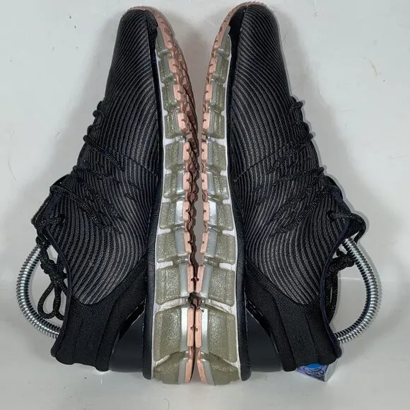 Womens Size 8 Asics Gel Quantum 360 Black Striped Sneaker Running Walking Shoes