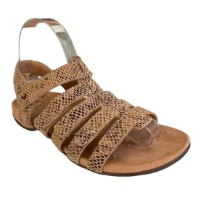Women's Vionic Snakeskin Tan Harissa Sandals Size 6