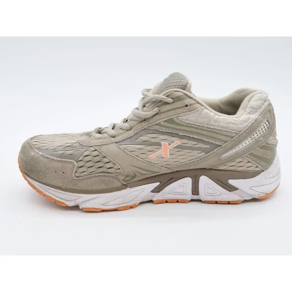Xelero XPS Walking Shoes Womens 9.5 Gray Suede Plantar Fasciitis Comfort Sneaker