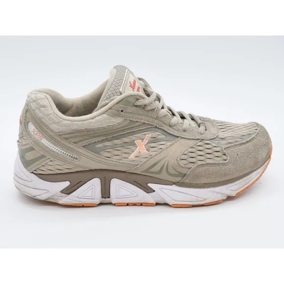 Xelero XPS Walking Shoes Womens 9.5 Gray Suede Plantar Fasciitis Comfort Sneaker