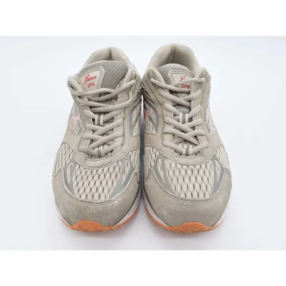 Xelero XPS Walking Shoes Womens 9.5 Gray Suede Plantar Fasciitis Comfort Sneaker
