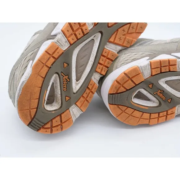 Xelero XPS Walking Shoes Womens 9.5 Gray Suede Plantar Fasciitis Comfort Sneaker