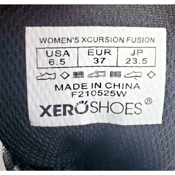 Xero Shoes Women 6.5 Xcursion Fusion Barefoot Minimalist Running Walking Hiking