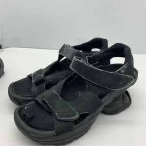 Z-Coil Sidewinder Womens 10 Pain Relief Orthotic Sandals Shoe Black Spring Pump