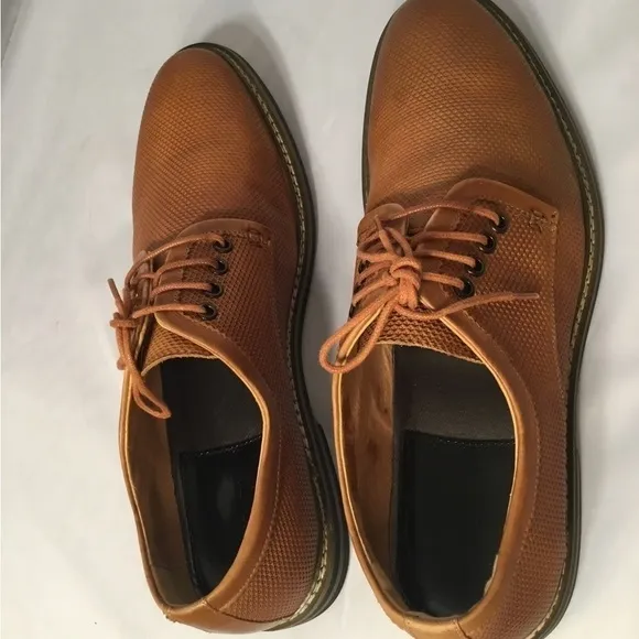 Zanzara MEN’S LEATHER LACE DRESS SHOES SIZE 10.5