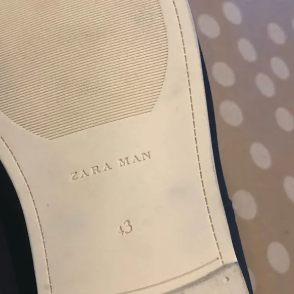 Zara Man Blue Shoes