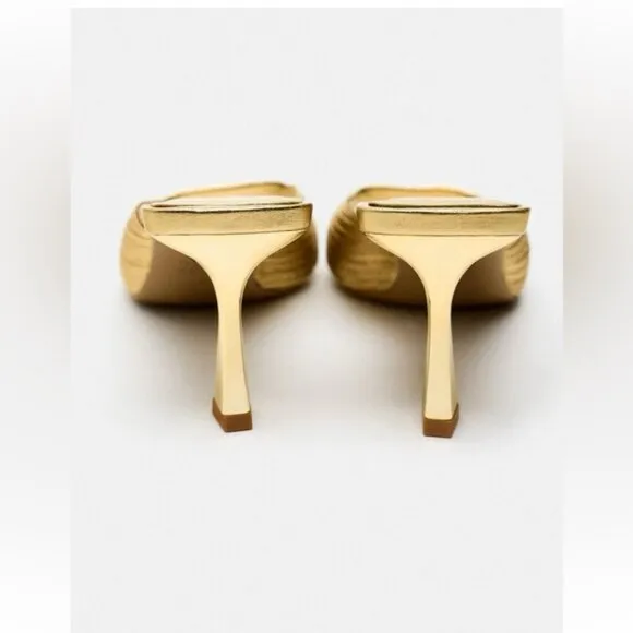 ZARA METALLIC SANDALS