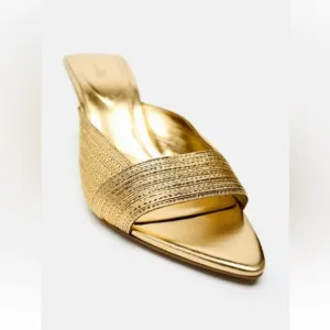 ZARA METALLIC SANDALS