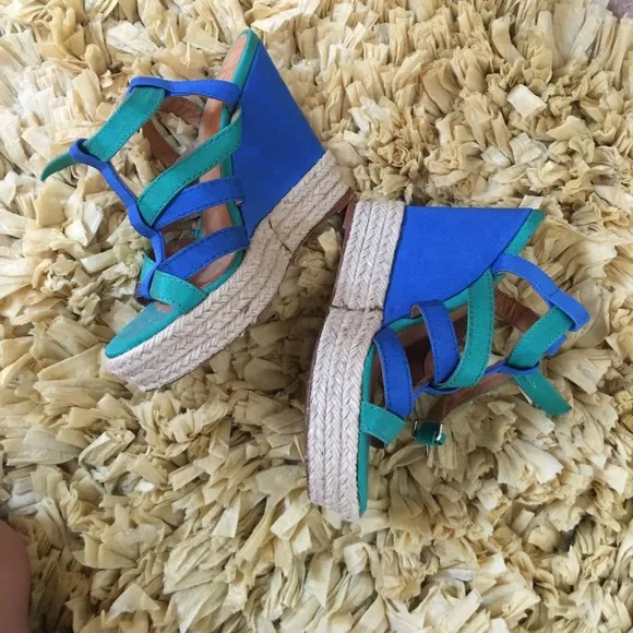 Zara wedge sandals.