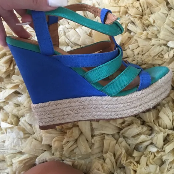 Zara wedge sandals.